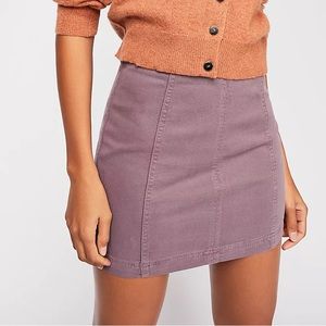 ⚡️ FLASH SALE⚡️Free People • Black Modern Femme Denim Skirt • SMALL